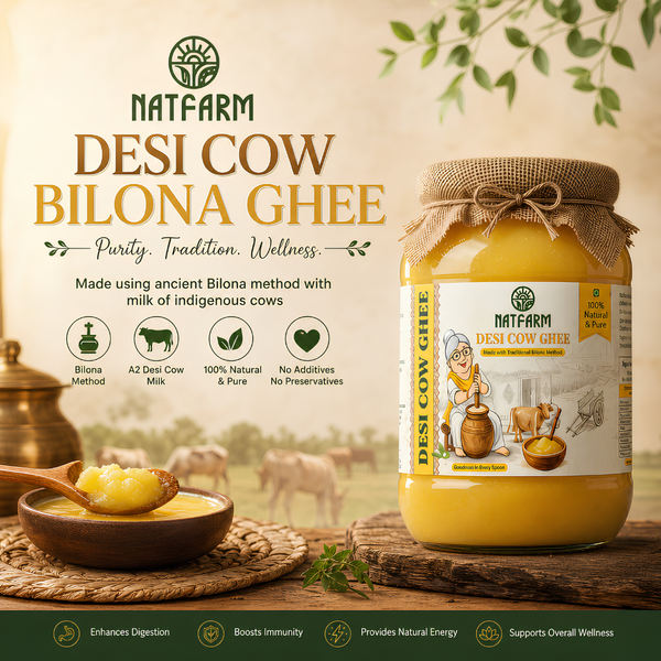 Desi Cow Ghee | 100% Natural & Pure | Traditional Hand-Churned Ghee