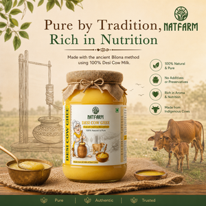 Desi Cow Ghee | 100% Natural & Pure | Traditional Hand-Churned Ghee