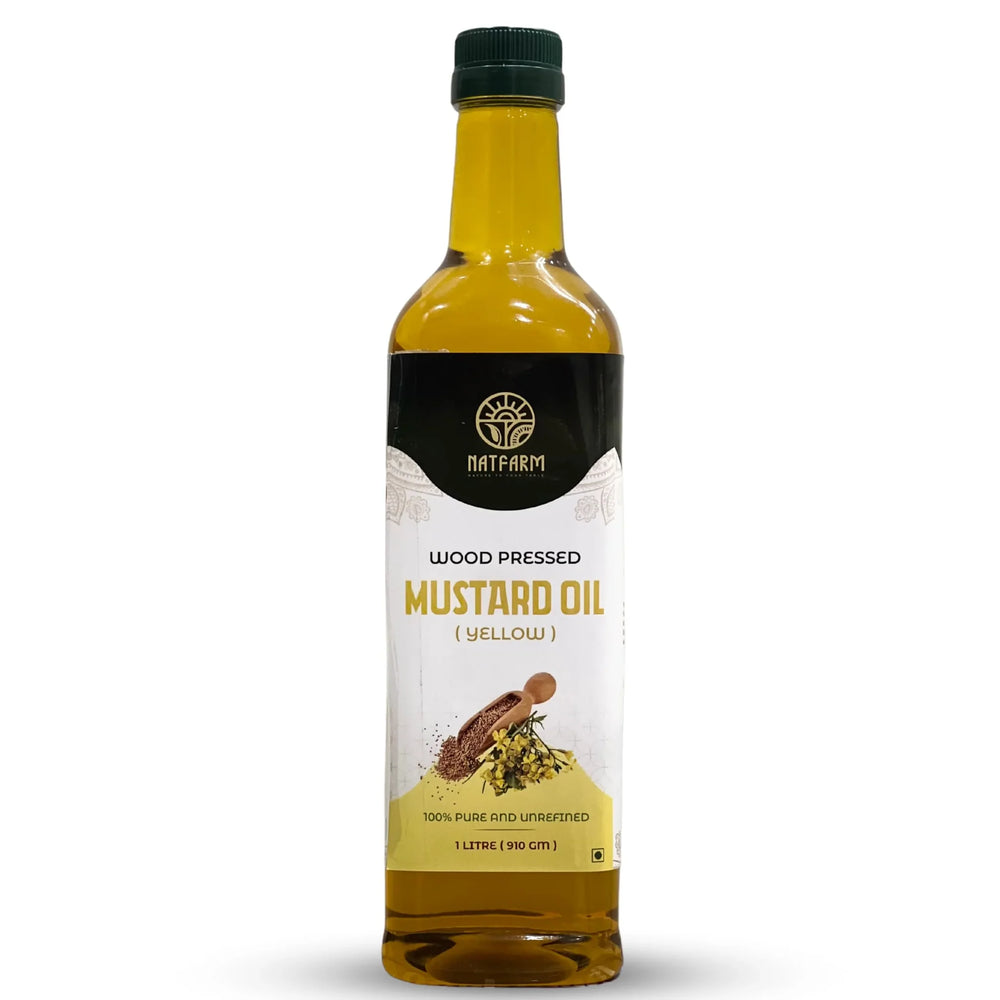 Wood Pressed Yellow Mustard Oil