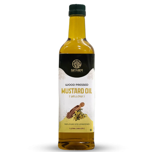 Wood Pressed Yellow Mustard Oil