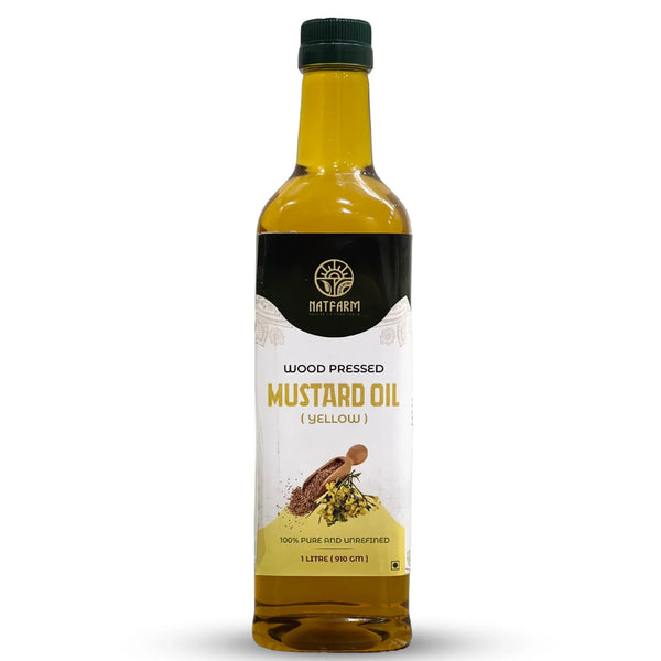 Wood Pressed Yellow Mustard Oil