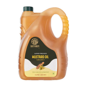 Wood Pressed Yellow Mustard Oil