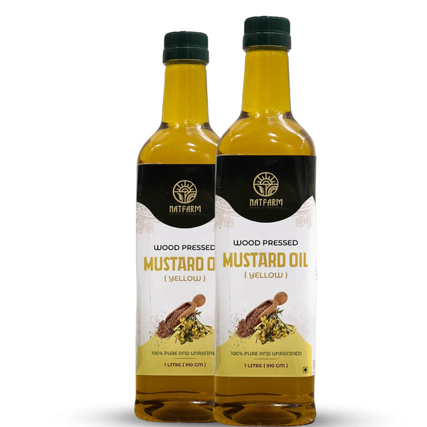Wood Pressed Yellow Mustard Oil