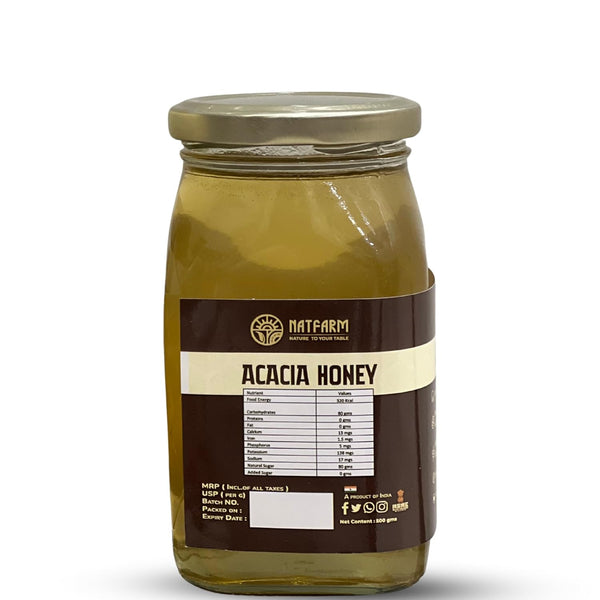 Premium Acacia Honey – 100% Pure Natural Raw Honey