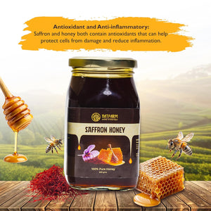 Premium Saffron Honey – 100% Pure Natural Honey Infused with Saffron