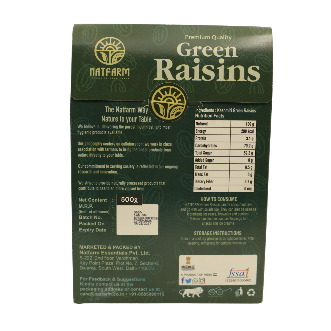 Green Raisins