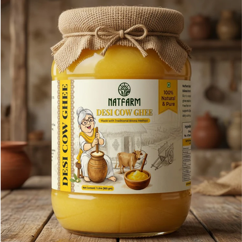 Desi Cow Ghee | 100% Natural & Pure | Traditional Hand-Churned Ghee