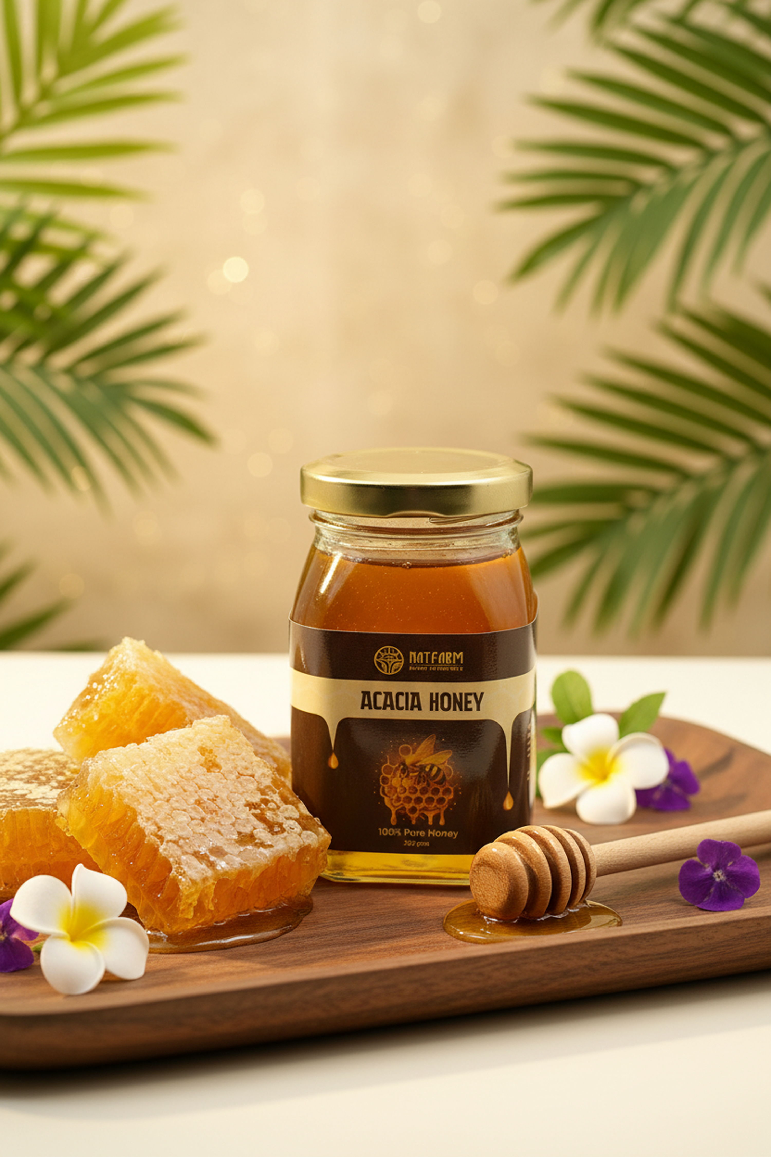 Premium Acacia Honey – 100% Pure Natural Raw Honey