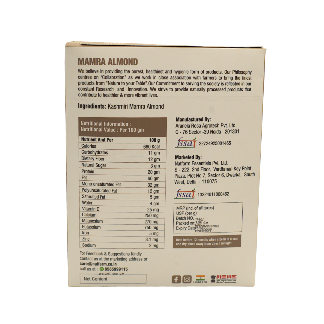 Mamra Almonds | Premium Natural Mamra Badam