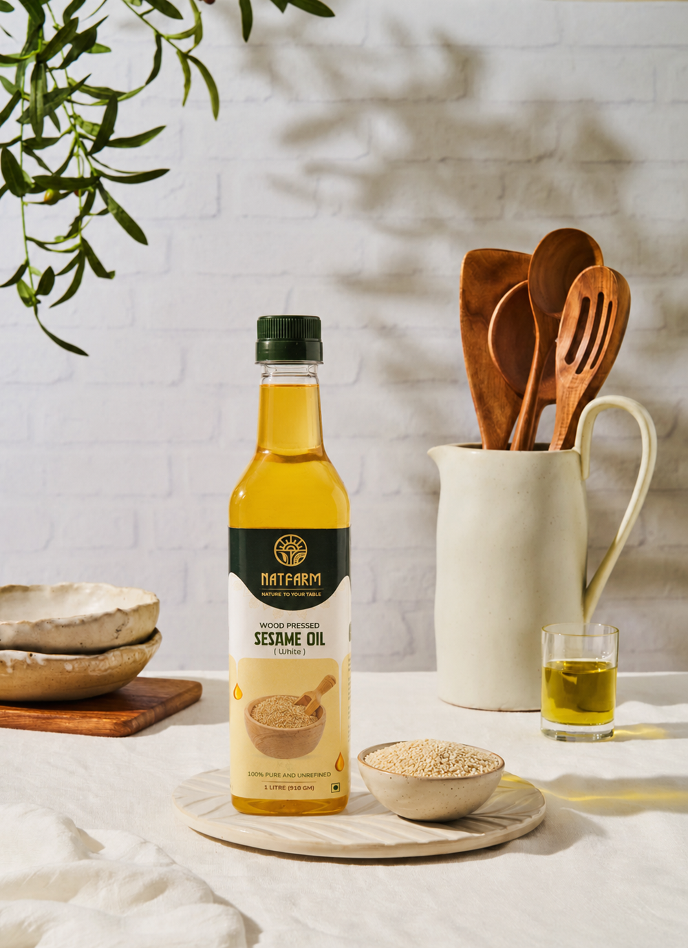 Wood Pressed Sesame Oil