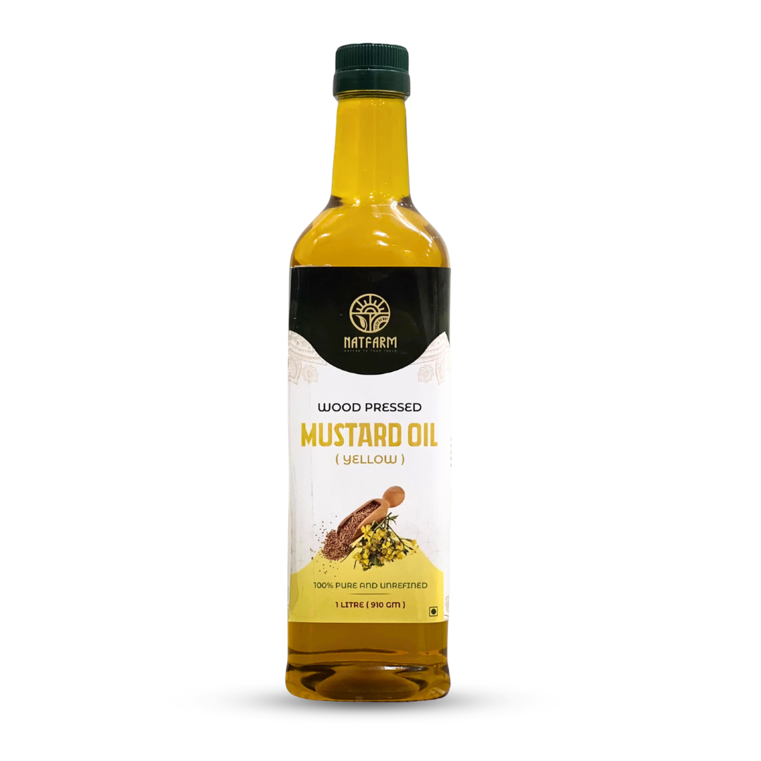 Wood Pressed Yellow Mustard Oil